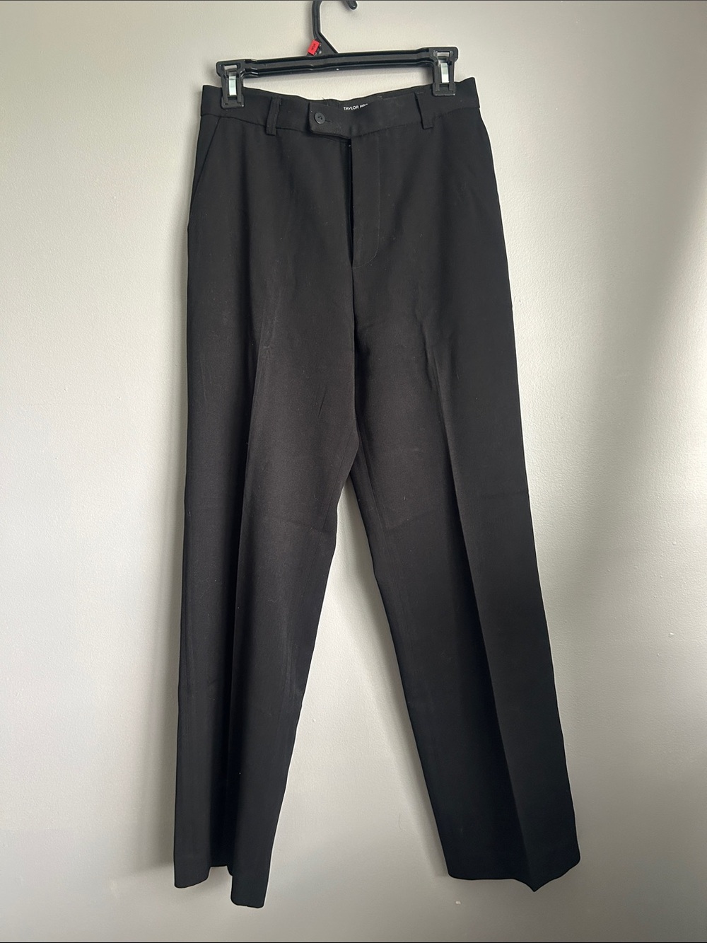 Vintage Made in Canada Women's Black Tailored Trousers - Classic Straight Leg